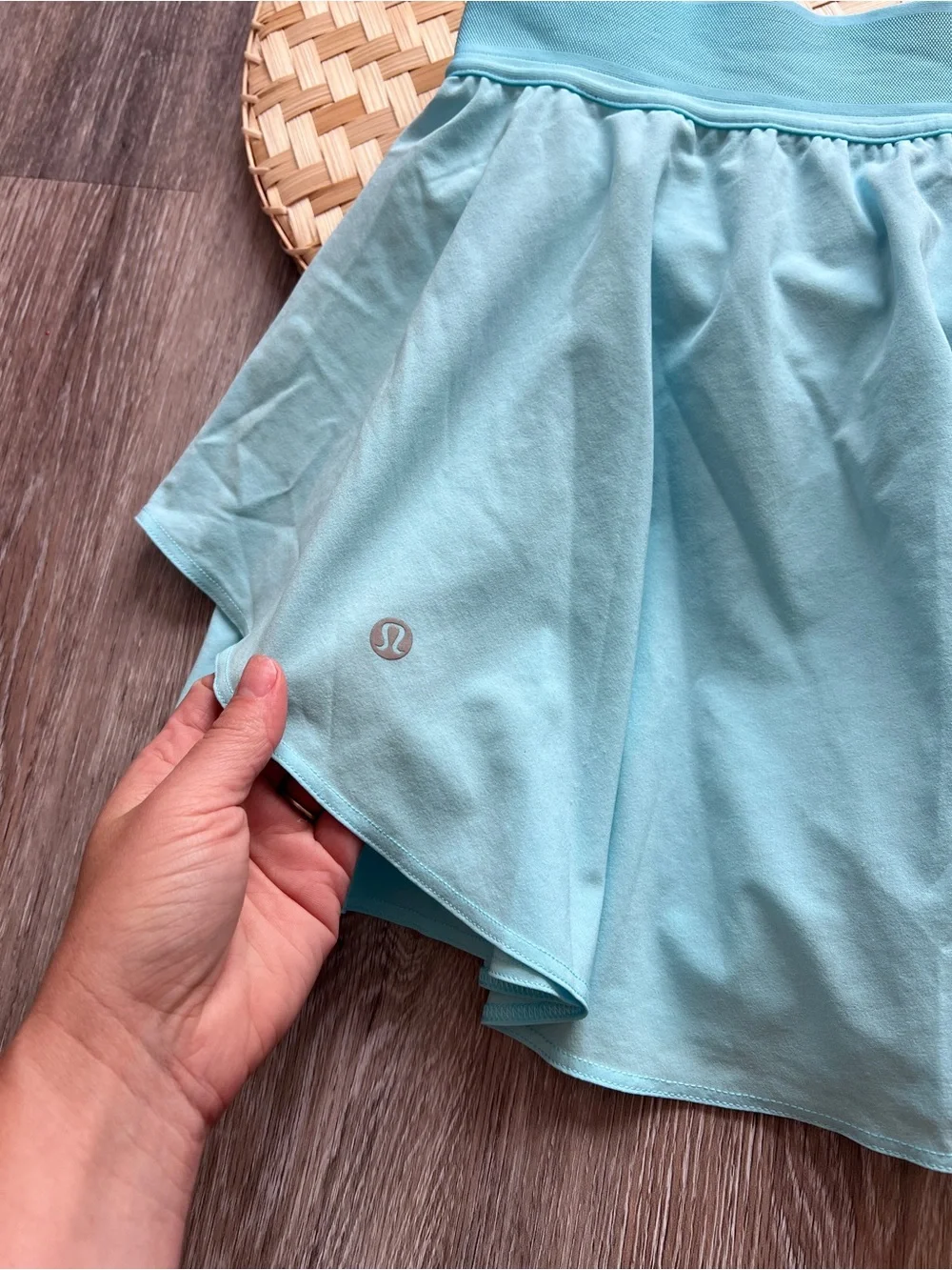 Lululemon Court Rival High-Rise Skirt Cyan Blue